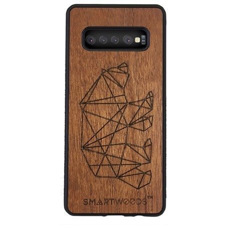 Case Etui Drewniane Smartwoods Bear Samsung Galaxy Note 10 SmartWoods