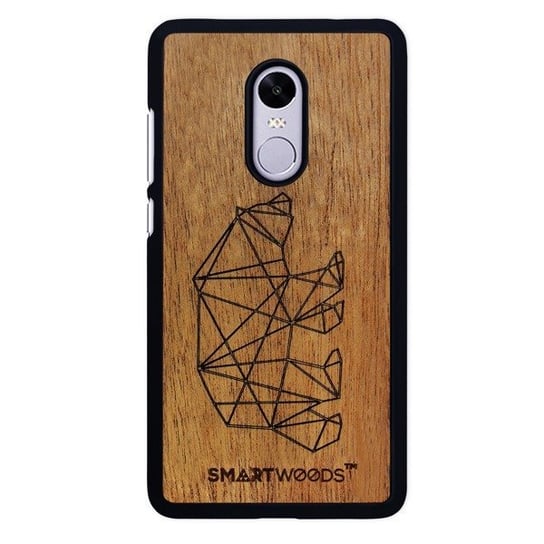 Case Etui Drewniane Smartwoods Bear Xiaomi Redmi Note 4 SmartWoods