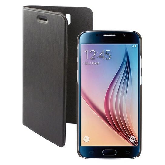 Case Folio na telefon komórkowy Samsung Galaxy S6 KSIX Magnet Czarny KSIX