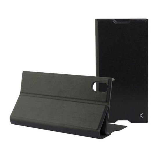 Case Folio na telefon komórkowy Xperia Xa1 Plus Slim Czarny bigbuy tech