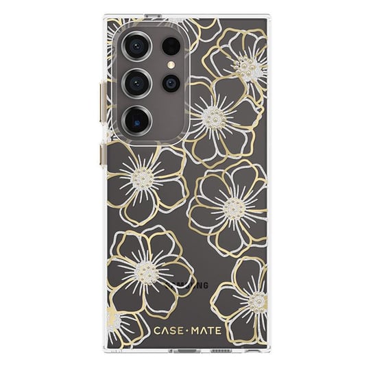 Case-Mate Floral Gems - Etui Samsungsung Galaxy S24 Ultra (Gold) Case-mate