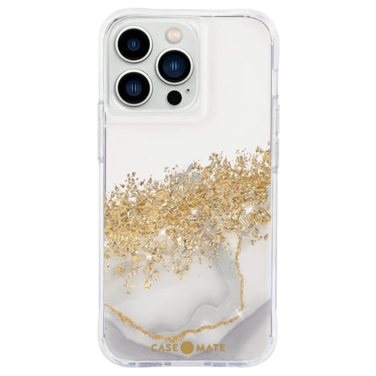 Case-Mate Karat - Etui iPhone 13 Pro zdobione złotem (Marble) Case-mate