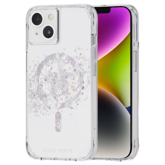 Case-Mate Karat MagSafe - Etui iPhone 14 zdobione masą perłową (A Touch of Pearl) Case-mate