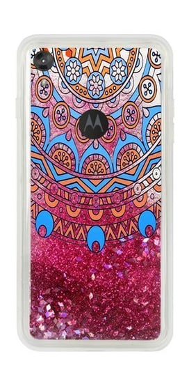 CaseGadget ETUI LIQUID BOHO LENOVO MOTO E6 RÓŻOWY CaseGadget