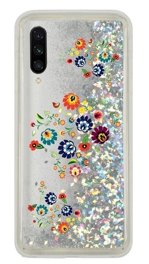 CaseGadget ETUI LIQUID FOLKLOR 2 XIAOMI MI A3 / MI CC9E SREBRNY CaseGadget