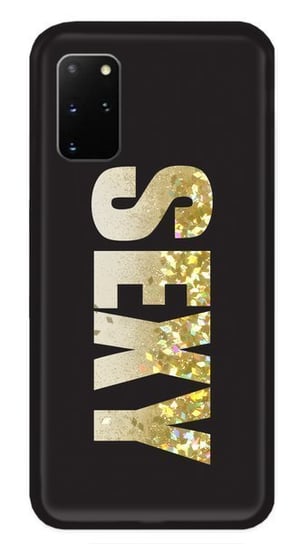 CaseGadget ETUI LIQUID SEXY SAMSUNG GALAXY S20 PLUS ZŁOTY CaseGadget