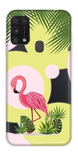 CaseGadget ETUI NADRUK FLAMING I KWIATY SAMSUNG GALAXY M31S CaseGadget