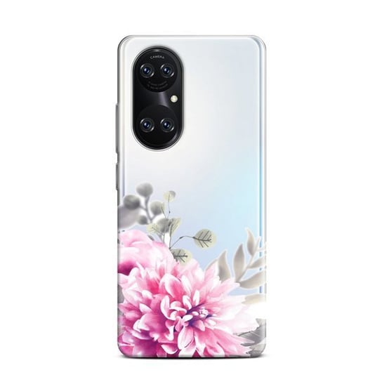 CaseGadget ETUI NADRUK JASNE KWIATY HUAWEI P50 CaseGadget