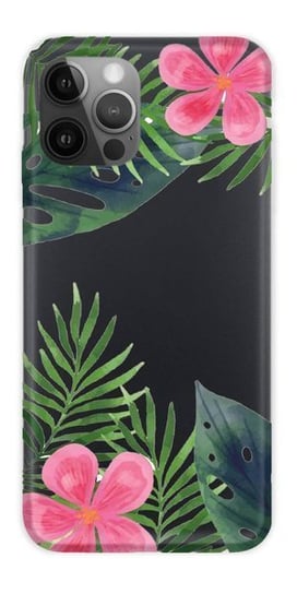 CaseGadget ETUI NADRUK LIŚCIE I KWIATY IPHONE 12 PRO MAX CaseGadget