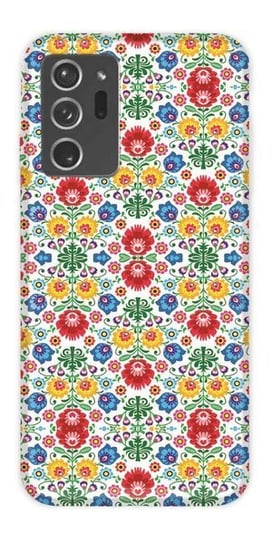 CaseGadget ETUI NADRUK SŁOWIAŃSKIE KWIATY SAMSUNG GALAXY NOTE 20 PLUS CaseGadget