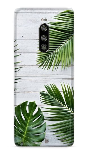 CaseGadget ETUI NADRUK ZIELONE LIŚCIE SAMSUNG GALAXY A20S CaseGadget