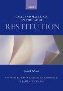 Cases and Materials on the Law of Restitution Burrows Andrew, Edelman James, Mckendrick Ewan