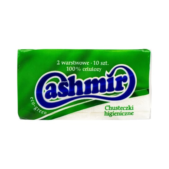 Cashmir, Chusteczki Higieniczne, Eco,10x10 cm, Zielone Cashmir