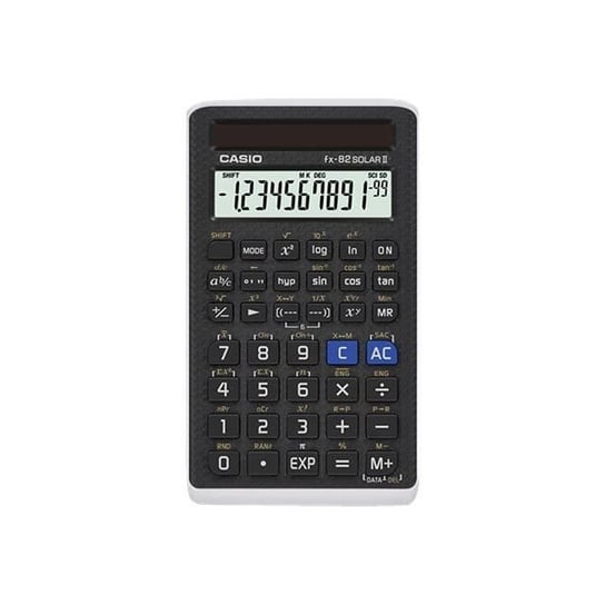 Casio fx-82SOLAR II Kalkulator naukowy 10 cyfr + 2 wykładniki paneli słonecznych Casio