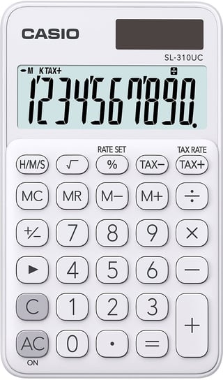 Casio, Kalkulator kieszonkowy biały, SL-310UC-WE-S Casio