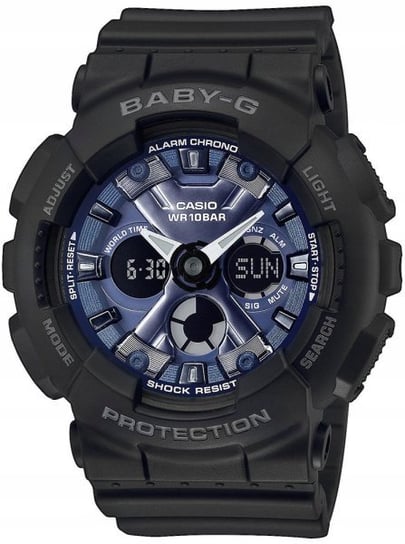 Casio, Zegarek damski, BABY-G, BA-130-1A2ER, czarny Casio