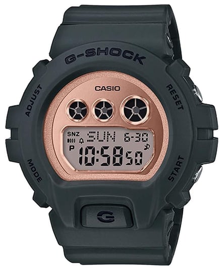 Casio, Zegarek męski G-Shock GMD-S6900MC-3ER, czarno-złoty Casio
