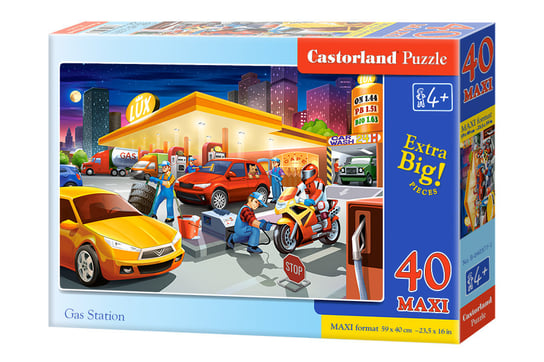 Castor, puzzle 40 maxi stacja benzynowa b-040377-1 Castorland