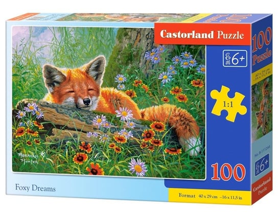 CASTOR, Puzzle Foxy Dreams, 100 el. Castorland