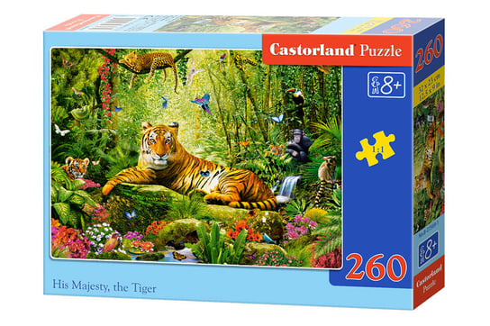 Castor, Puzzle His Majesty the Tiger B-27569, 260 el. Castorland