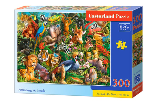 Castor, Puzzle Niezwykłe zwierzęta B-030491, 300 el. Castorland