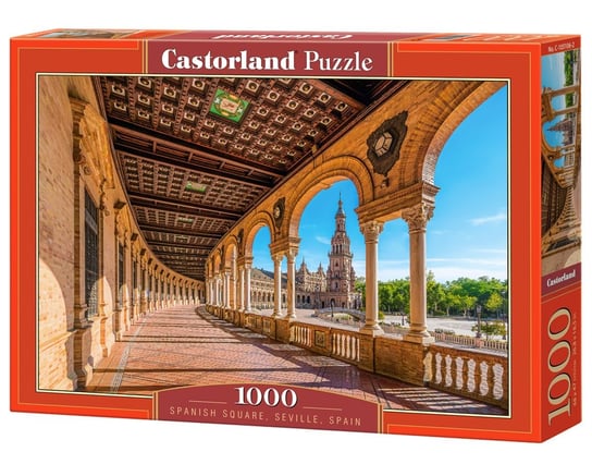 Castor, Puzzle Spanish Square Seville Spain, 1000 el. Castorland
