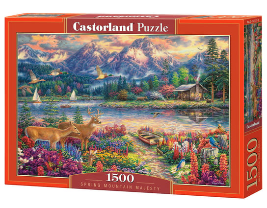 CASTOR, Puzzle Spring Mountain Majesty, 1500 el. Castorland
