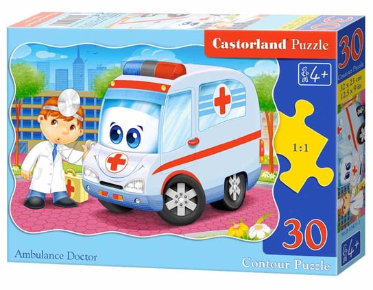Castorland, puzzle, Ambulance Doctor, 30 el. Castorland