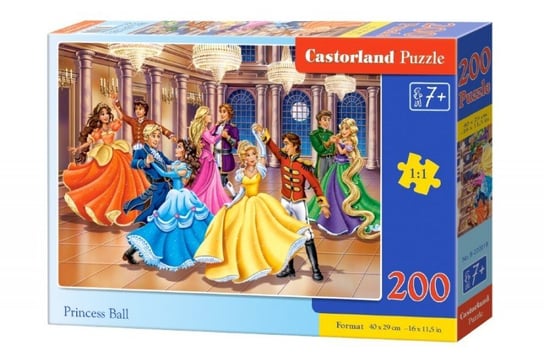 Castorland, puzzle, Bal Księżniczek, 200 el. Castorland