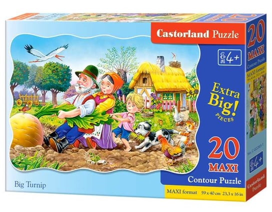 Castorland, puzzle, Big Turnip, 20 el. Castorland