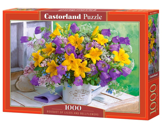 Castorland, puzzle, Bouquet of Lilies and Bellflowers, 1000 el. Castorland