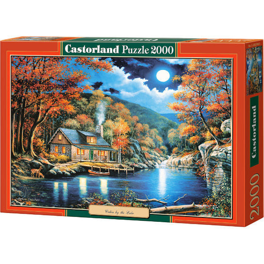 Castorland, puzzle, Cabin by the Lake, 2000 el. Castorland