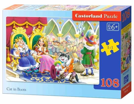 Castorland, puzzle, Cat in Boots, 108 el. Castorland