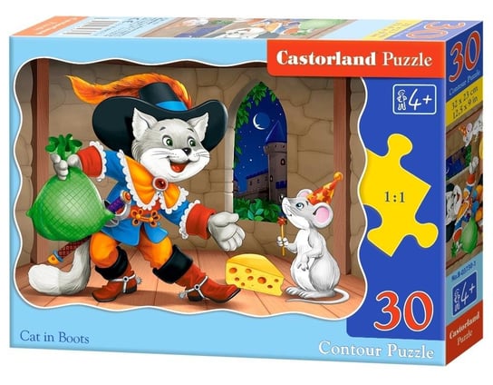 Castorland, puzzle, Cat in Boots Castorland, 30 el. Castorland