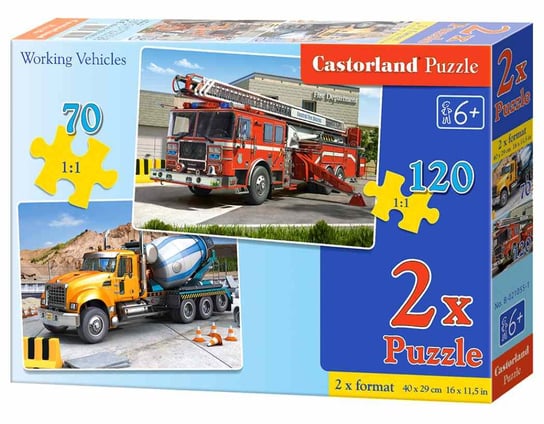 Castorland, puzzle, Ciężarówki, 70/120 el. Castorland
