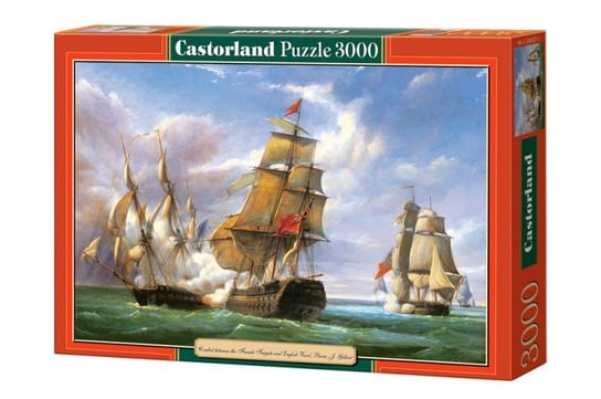 Castorland, puzzle, Combat between the French and the English Vessels, 3000 el. Castorland