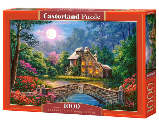Castorland, puzzle, Cottage in the Moon Garden, 1000 el. Castorland
