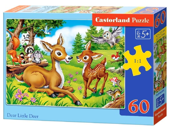 Castorland, puzzle, Dear Little Deer, 60 el. Castorland