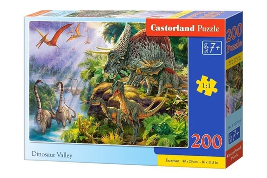 Castorland, puzzle, Dinosaur Valley, 200 el. Castorland