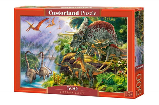 Castorland, puzzle, Dinozaury Dolina, 500 el. Castorland