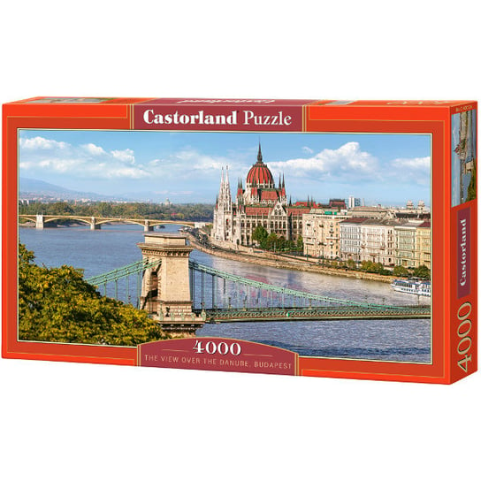 Castorland, puzzle, Dunaj Budapest, 4000 el. Castorland