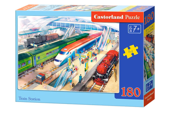 Castorland, puzzle, dworzec kolejowy, 180 el. Castorland