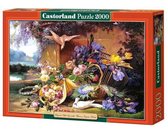 Castorland, puzzle, Elegant Still Life with Flowers Eugene Bidau, 2000 el. Castorland