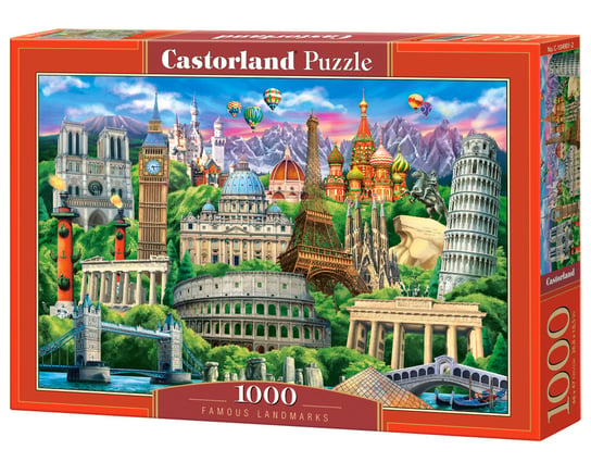 Castorland, puzzle, Famous Landmarks, 1000 el. Castorland
