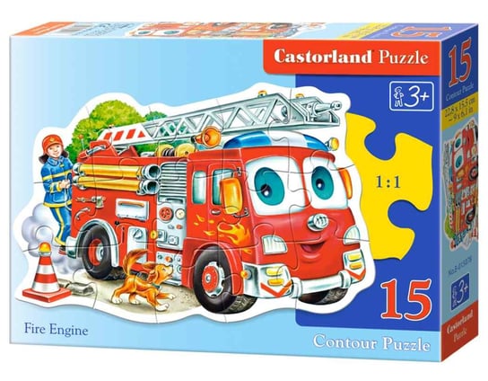Castorland, puzzle,Fire Engine, 15 el. Castorland