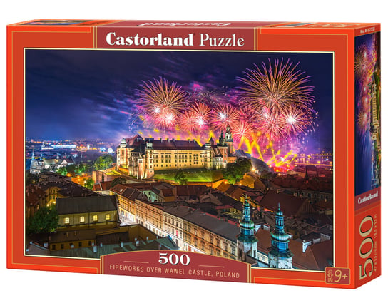 Castorland, puzzle, Fireworks over Wawel Castle Poland, 500 el. Castorland