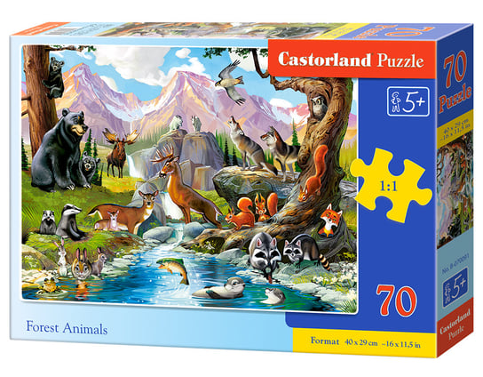 Castorland, puzzle, Forest Animals, 70 el. Castorland