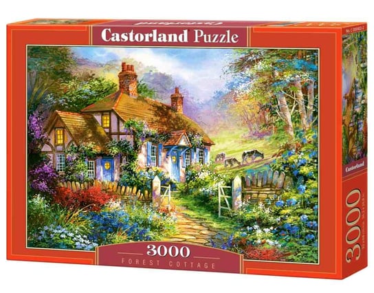 Castorland, puzzle, Forest Cottage, 3000 el. Castorland