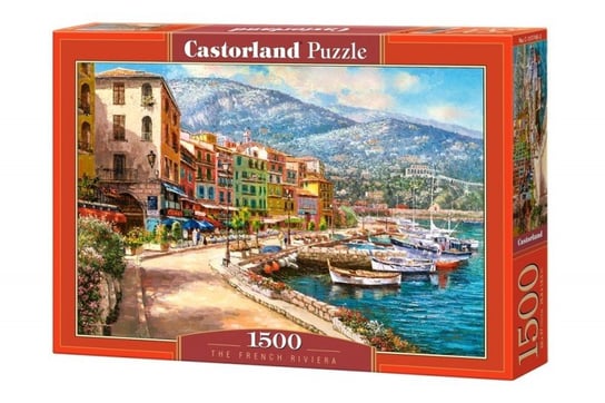 Castorland, puzzle, Francuska Riwiera, 1500 el. Castorland