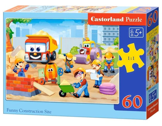 Castorland, puzzle, Funny Construction Site, 60 el. Castorland